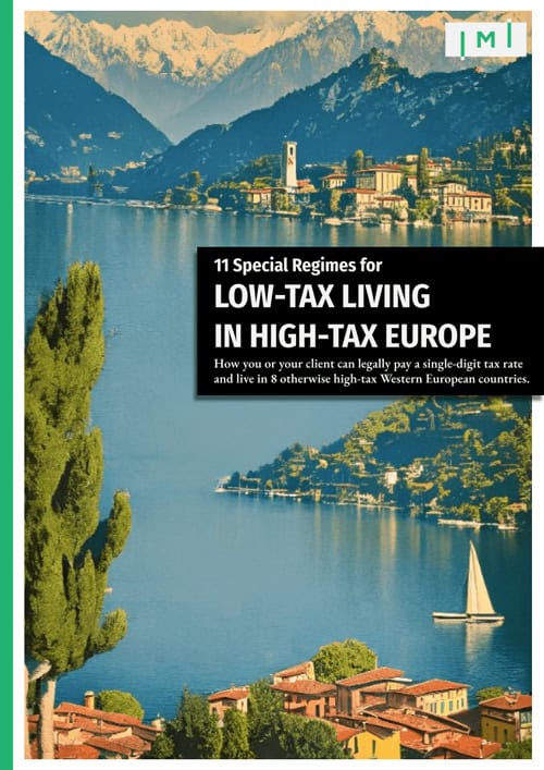 Low tax living in high tax Europe