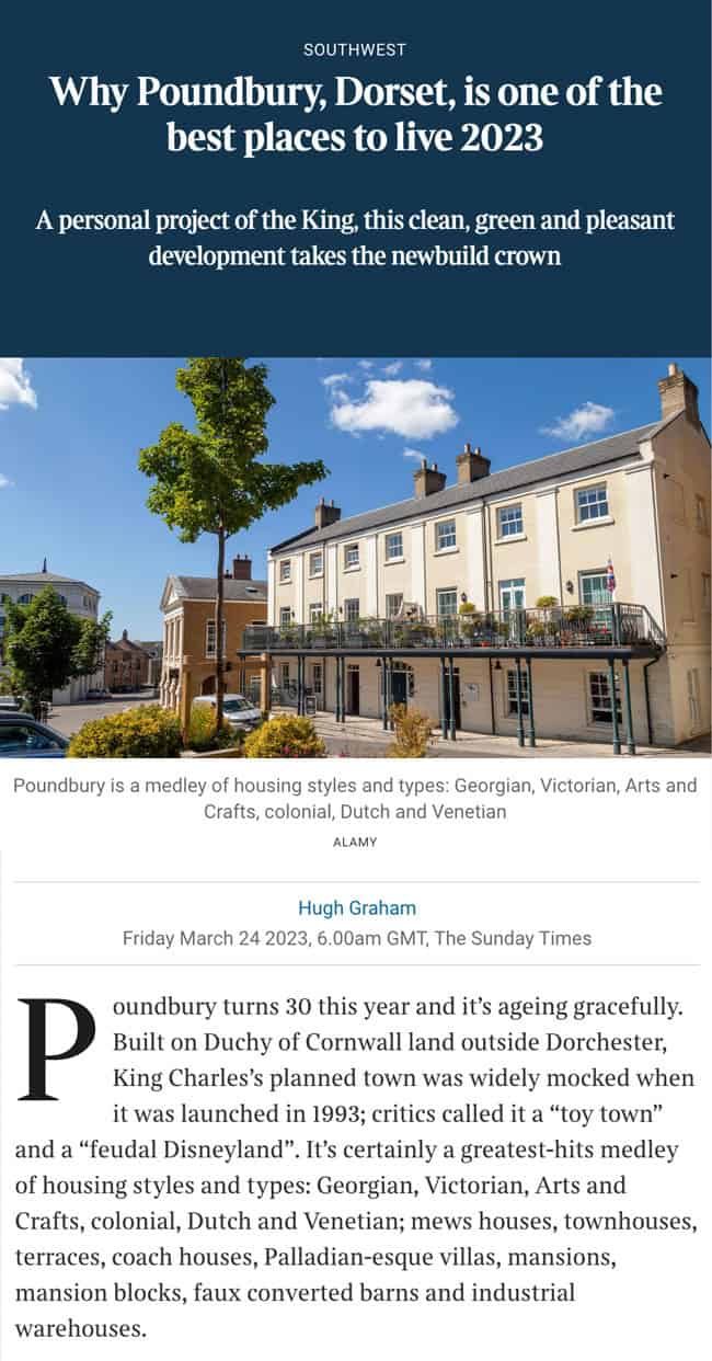 Poundbury Dorset