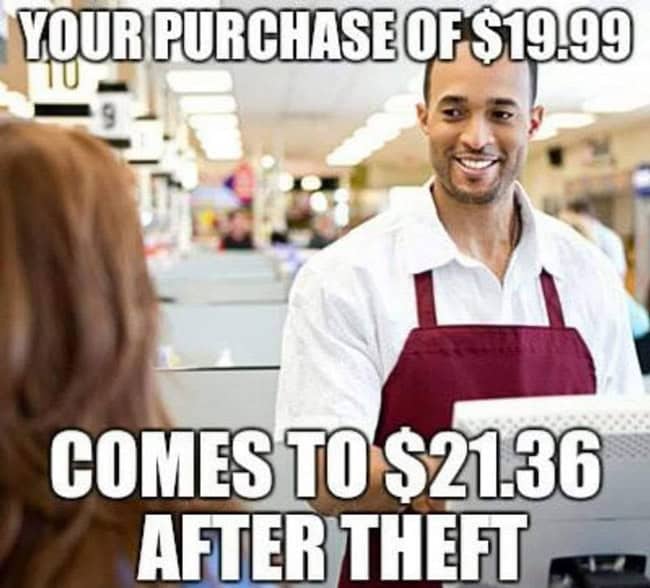 Purchase after theft meme