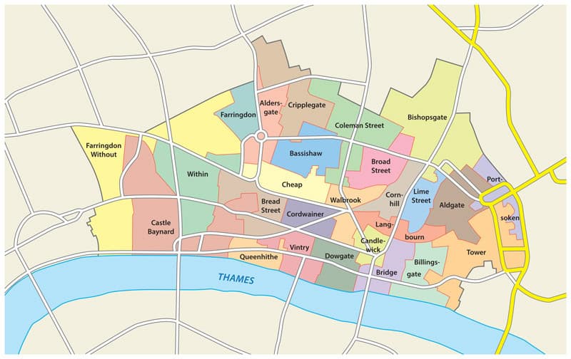 The City of London within Greater London