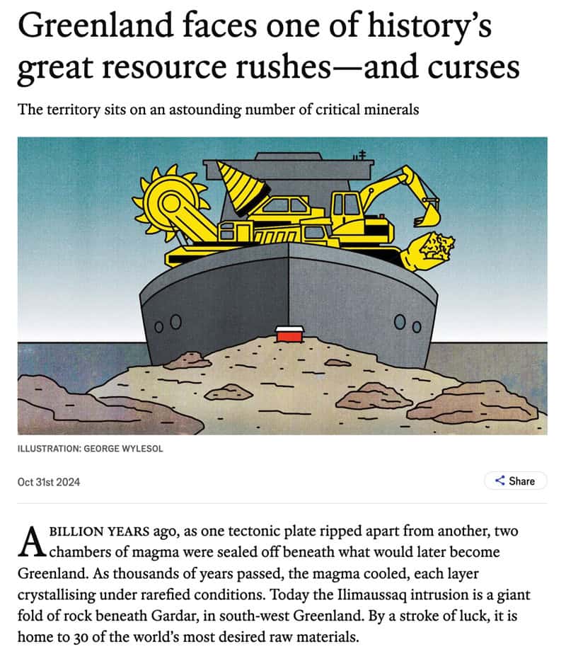 Greenland's resources rush