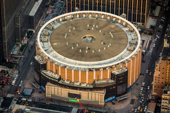 Madison Square Garden atop Penn Station